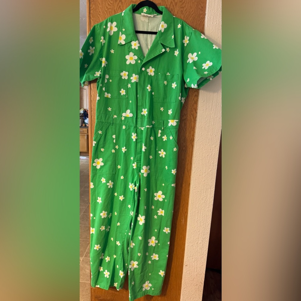 Big Bud Press x Bob Baker Marionettes Green Daisy Jumpsuit